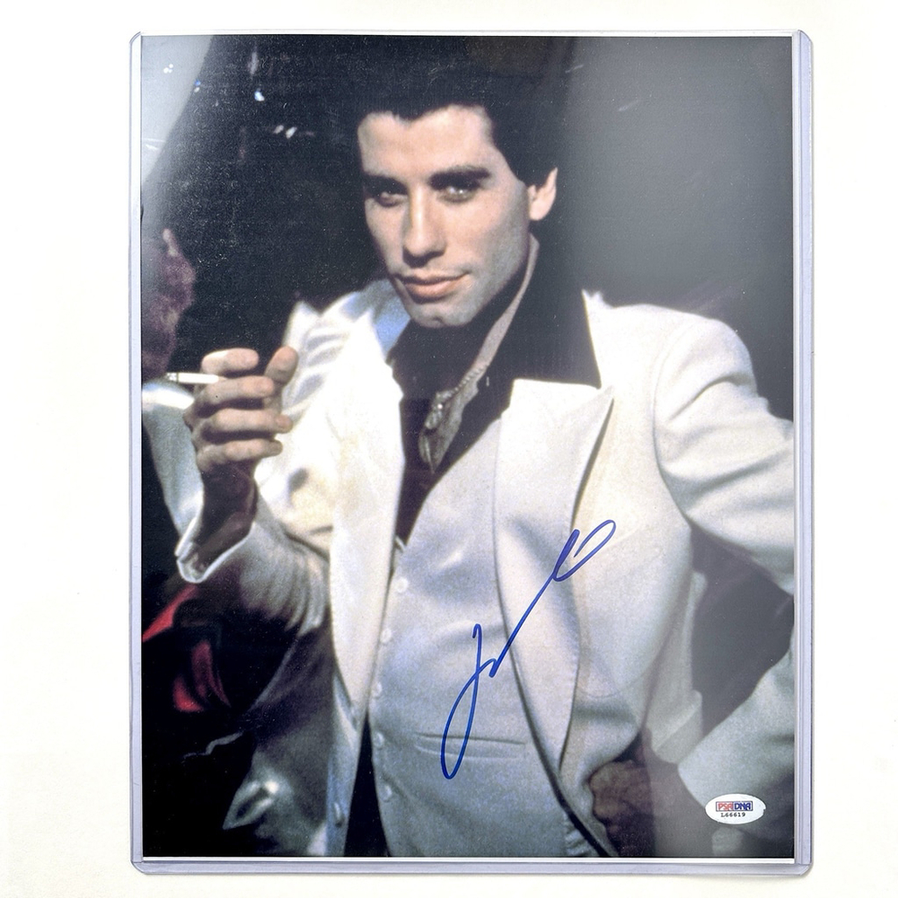 John Travolta Autographed 11x14 Photo – PSA/DNA Certified